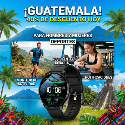 Smartwatch con Monitor de Ritmo Cardíaco y Batería de Larga Duración