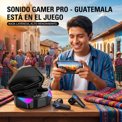 Audífonos Gamer Pro – Sin Retraso, Sonido Potente y Diseño Futurista