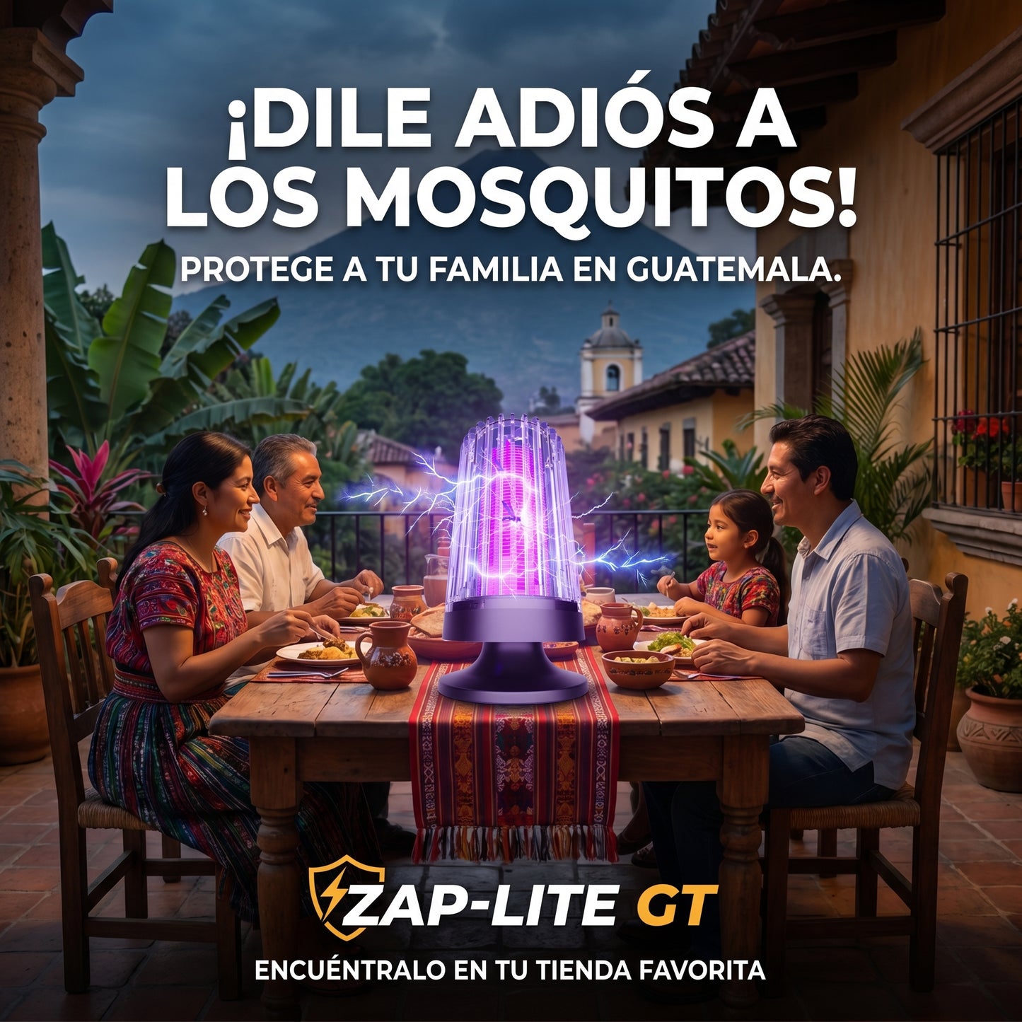 Mata Mosquitos Profesional – Tecnología UV Silenciosa y Eficaz